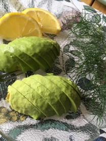 Citron avokado dill