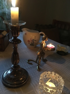 Ljus på matbordet