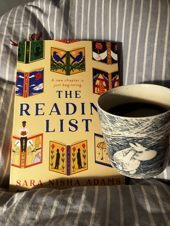 Boken The Reading list o kaffe på sängen