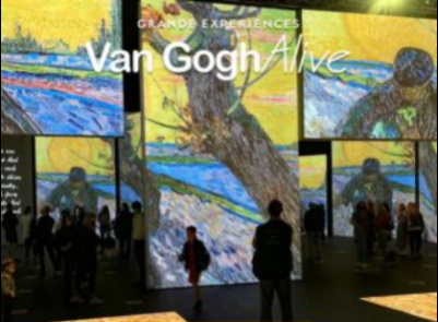 ... och van Gogh Alive på Fyrishov i Uppsala.
